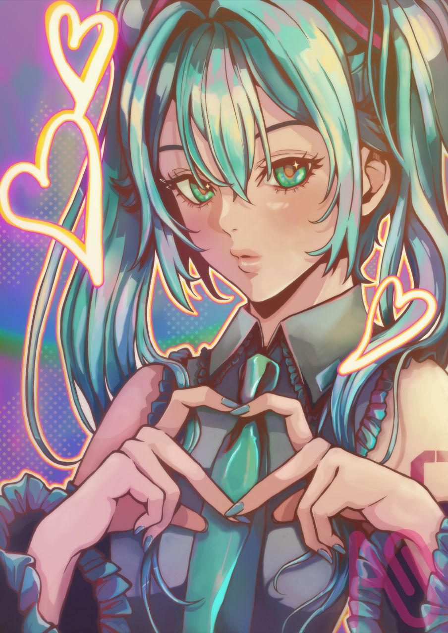 Miku Illust of Art Zero girl hatsunemiku VOCALOID drawing illustration art anime ミク digital color
