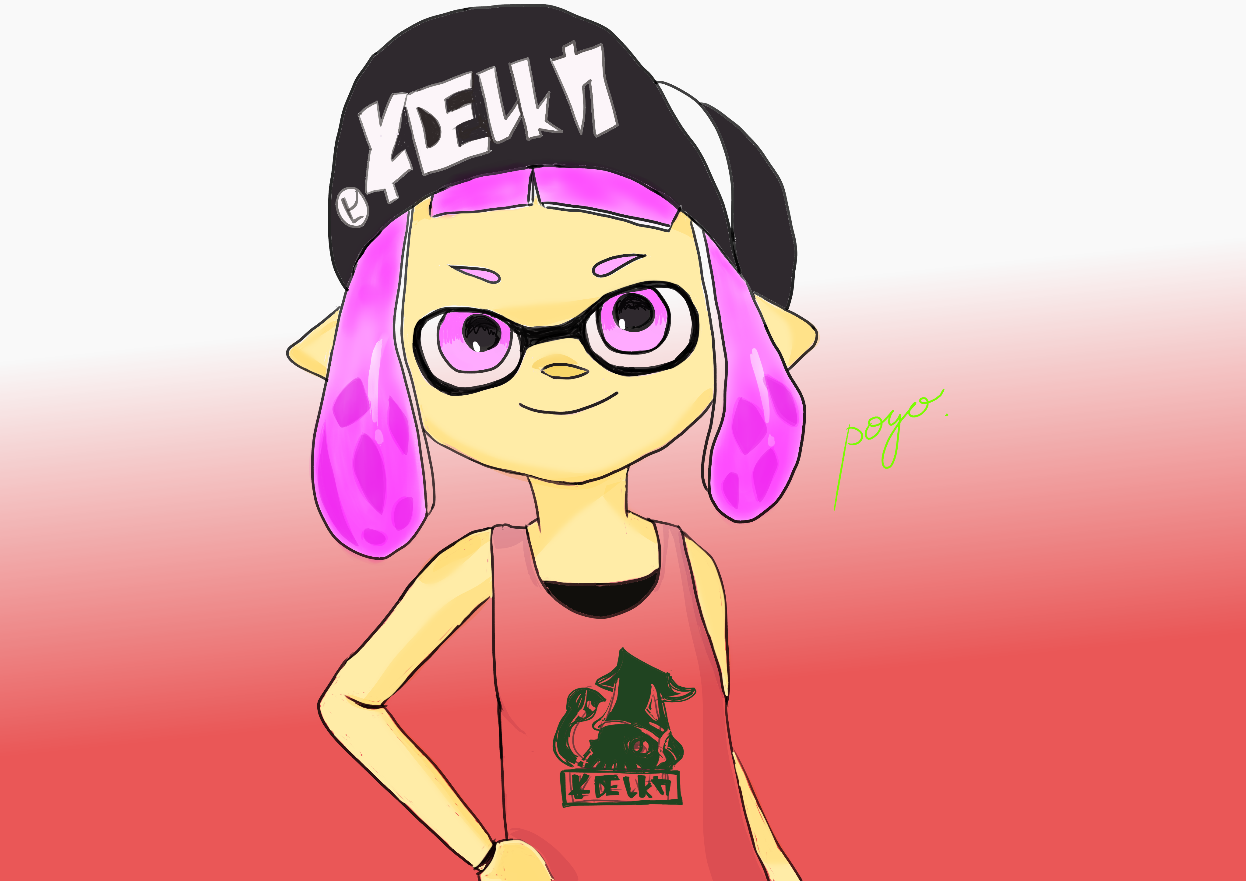 イカガール14 Poyo イラスト Art Street アートストリート イカガール14 Poyo イラスト Art Street アートストリート