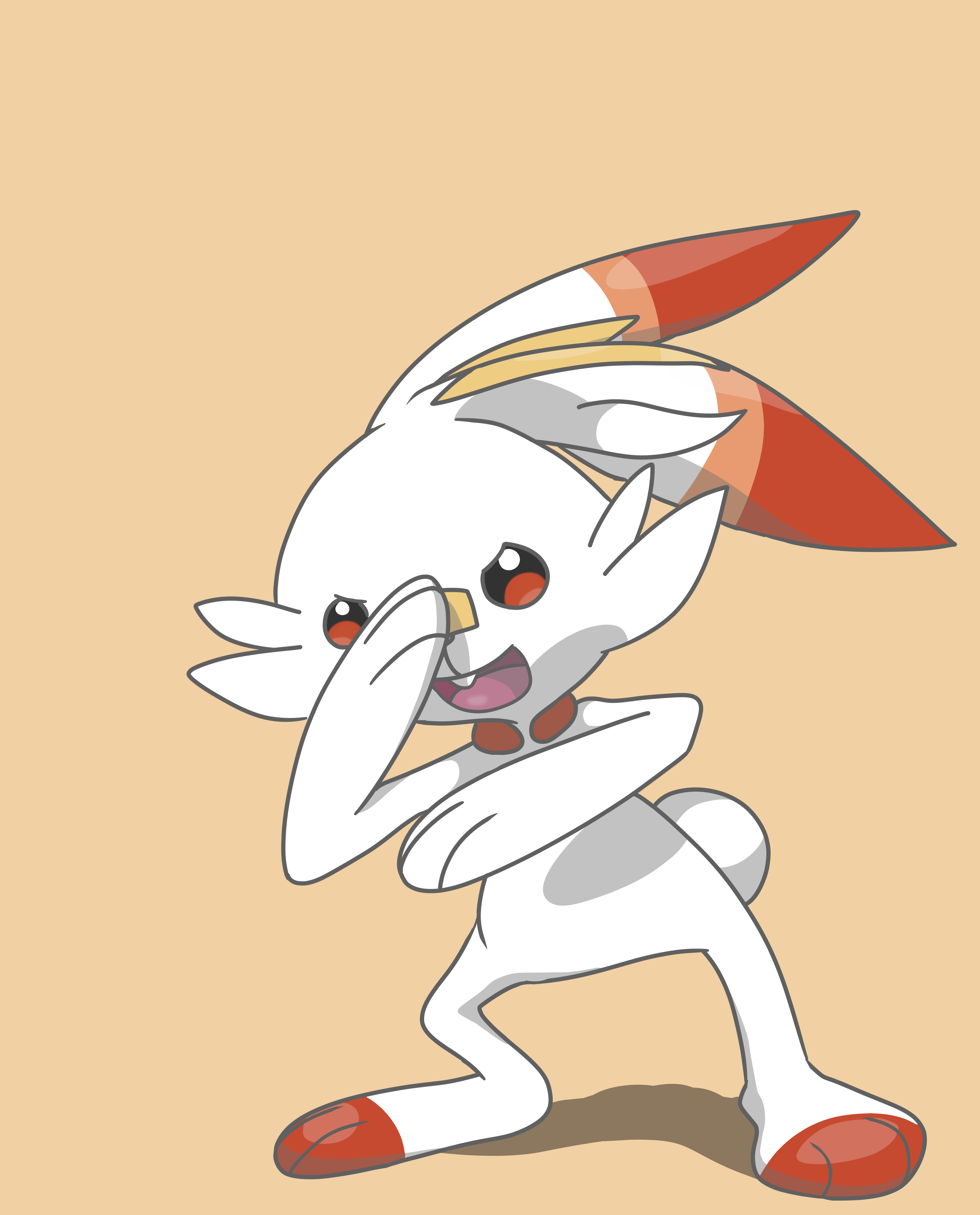 Pokemon G8 新的御三家 炎兔儿 Yy イラスト Art Street アートストリート