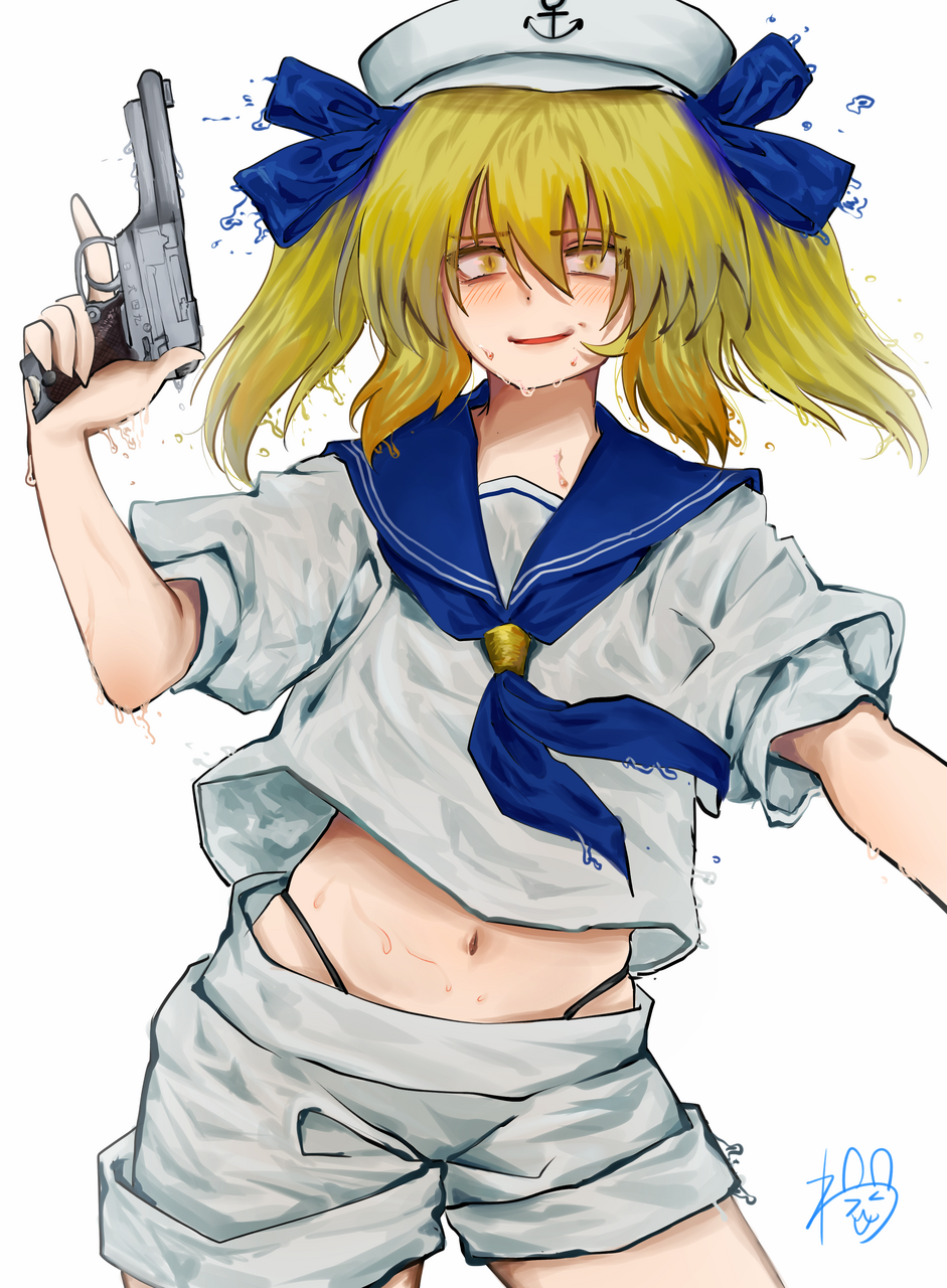 東方 艦これ Illust of 九九式艦爆九七式艦攻零式艦上戦闘機VS俺 girl Touhou_Project 浜風 鈴仙・優曇華院・イナバ 浜風(艦これ) 北白河ちゆり
