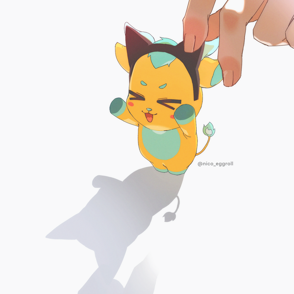 猫影ポーズ………🐾 Illust of eggroll☆ illustration ibispaint にじさんじ 宇佐美リト キリンちゃん