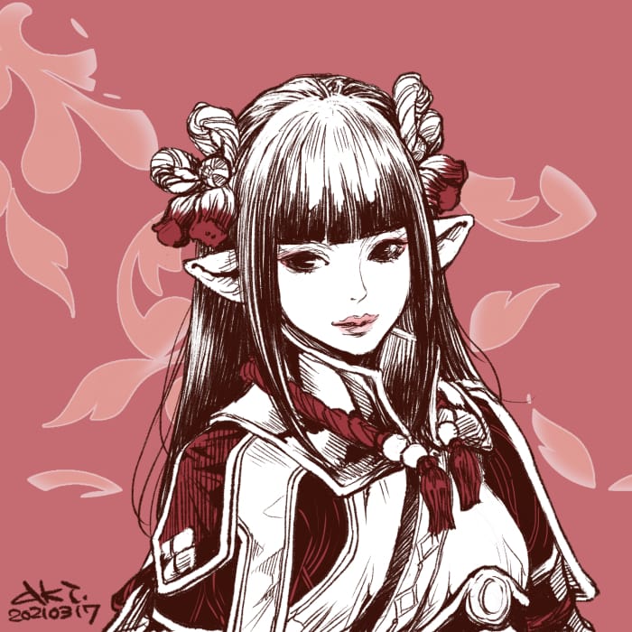 ミノトちゃん 橙香 - Illustrations ART street