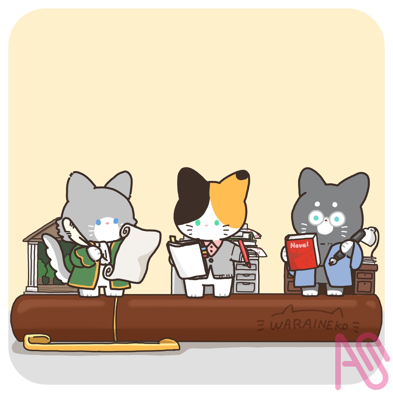 11月26日 笑い猫 - Illustrations ART street
