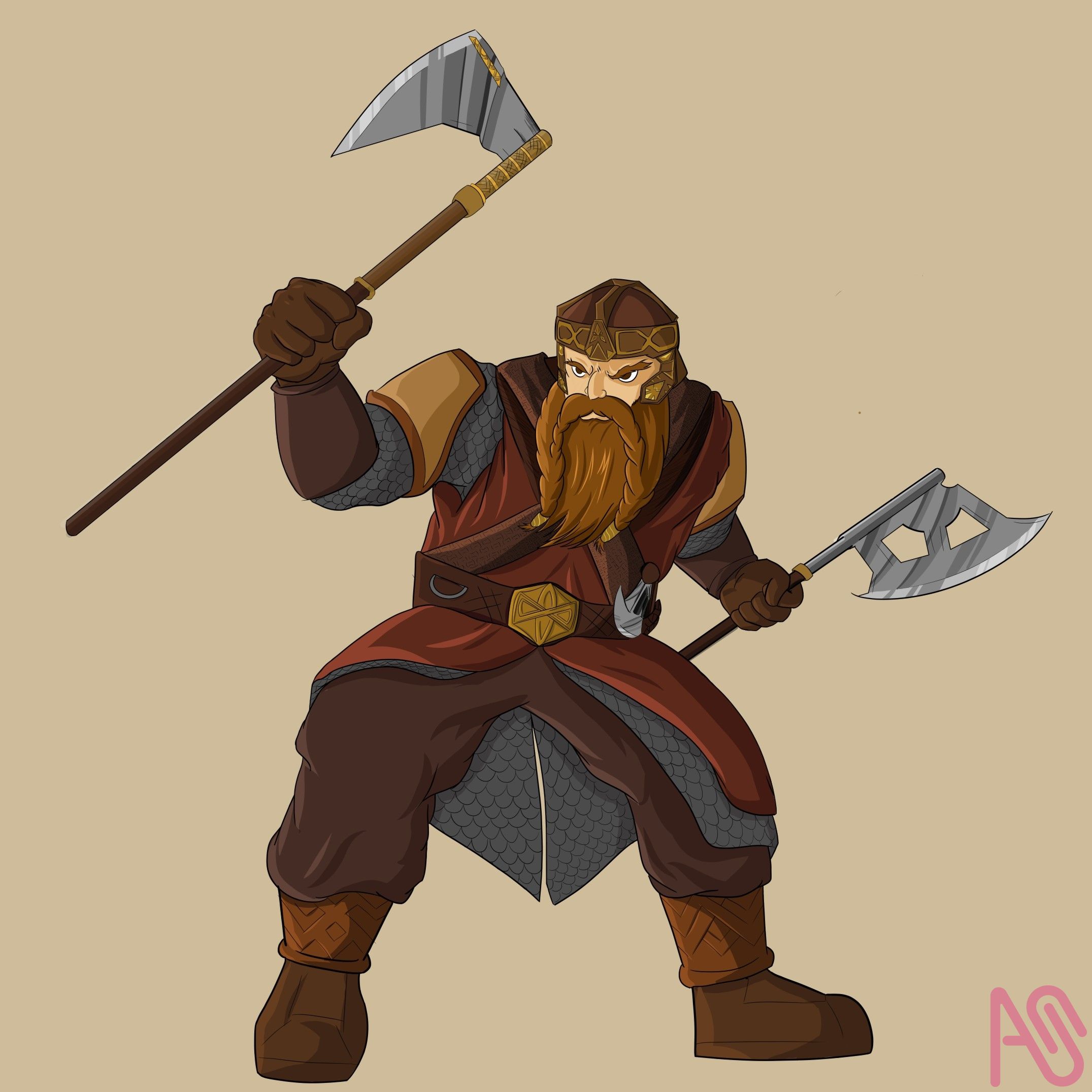 Gimli, son of Gloin Braz2 Illustrations ART street