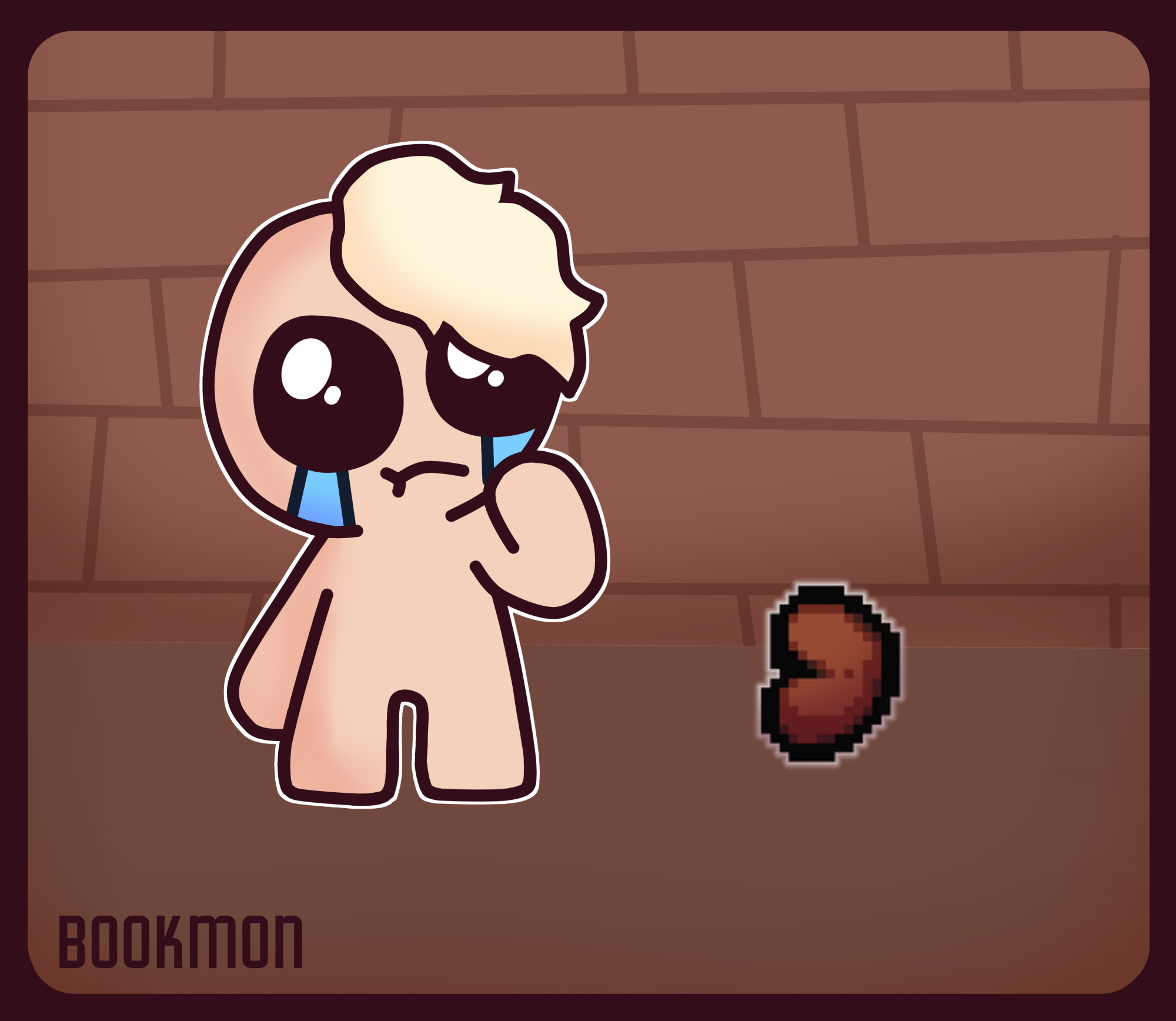 Isaac drawing Bookmon - Illustrations ART street