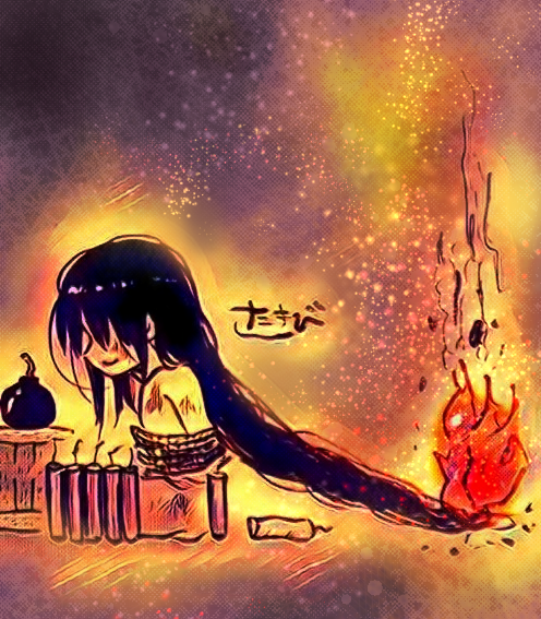 Kさんの髪の毛が燃える 東龍ほフク Do Not Repost Illustrations Art Street