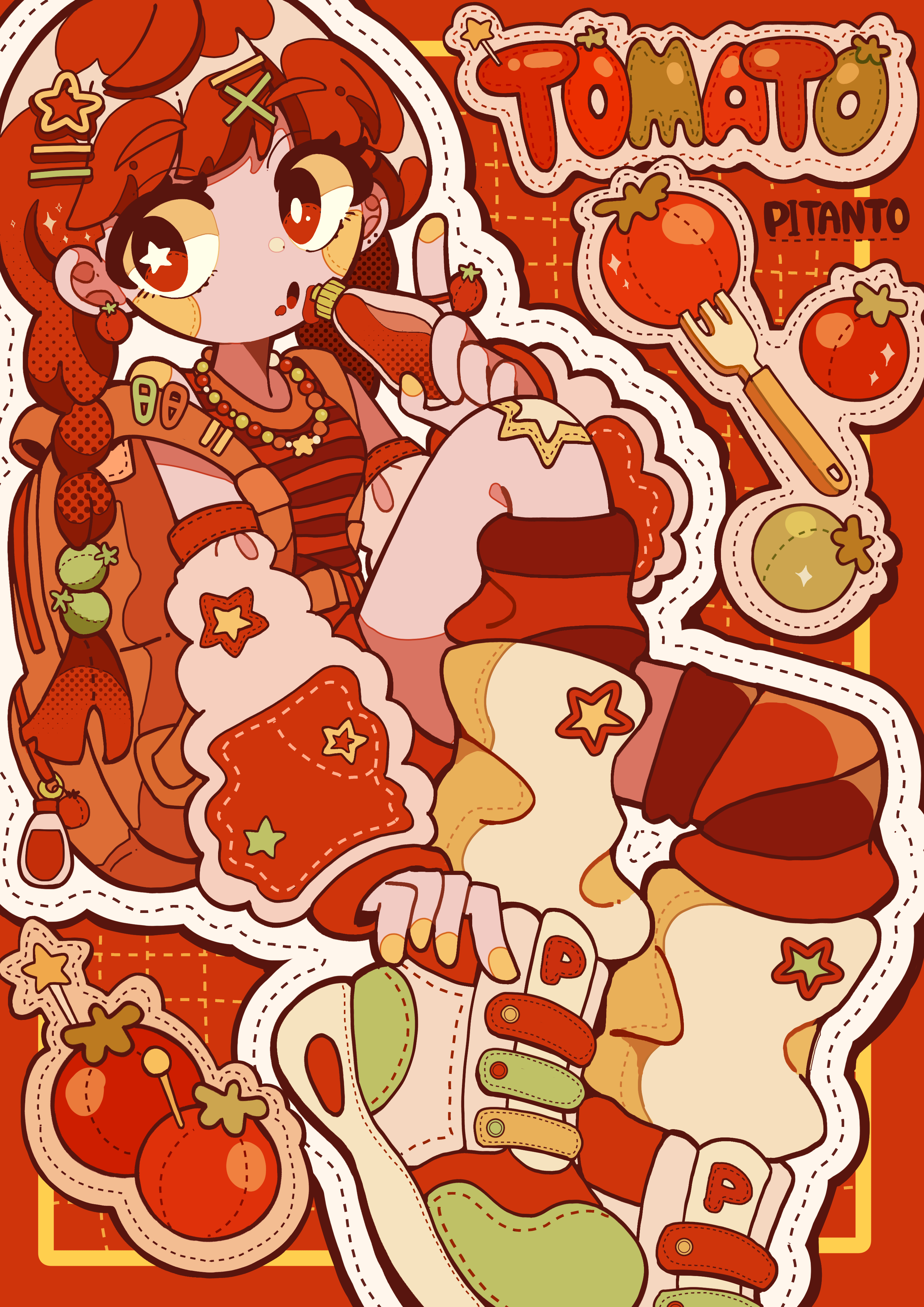 🍅 ぴたんと - Illustrations ART street