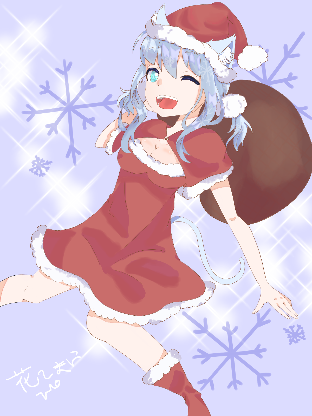 neko santa Cheri<3 - Illustrations ART street