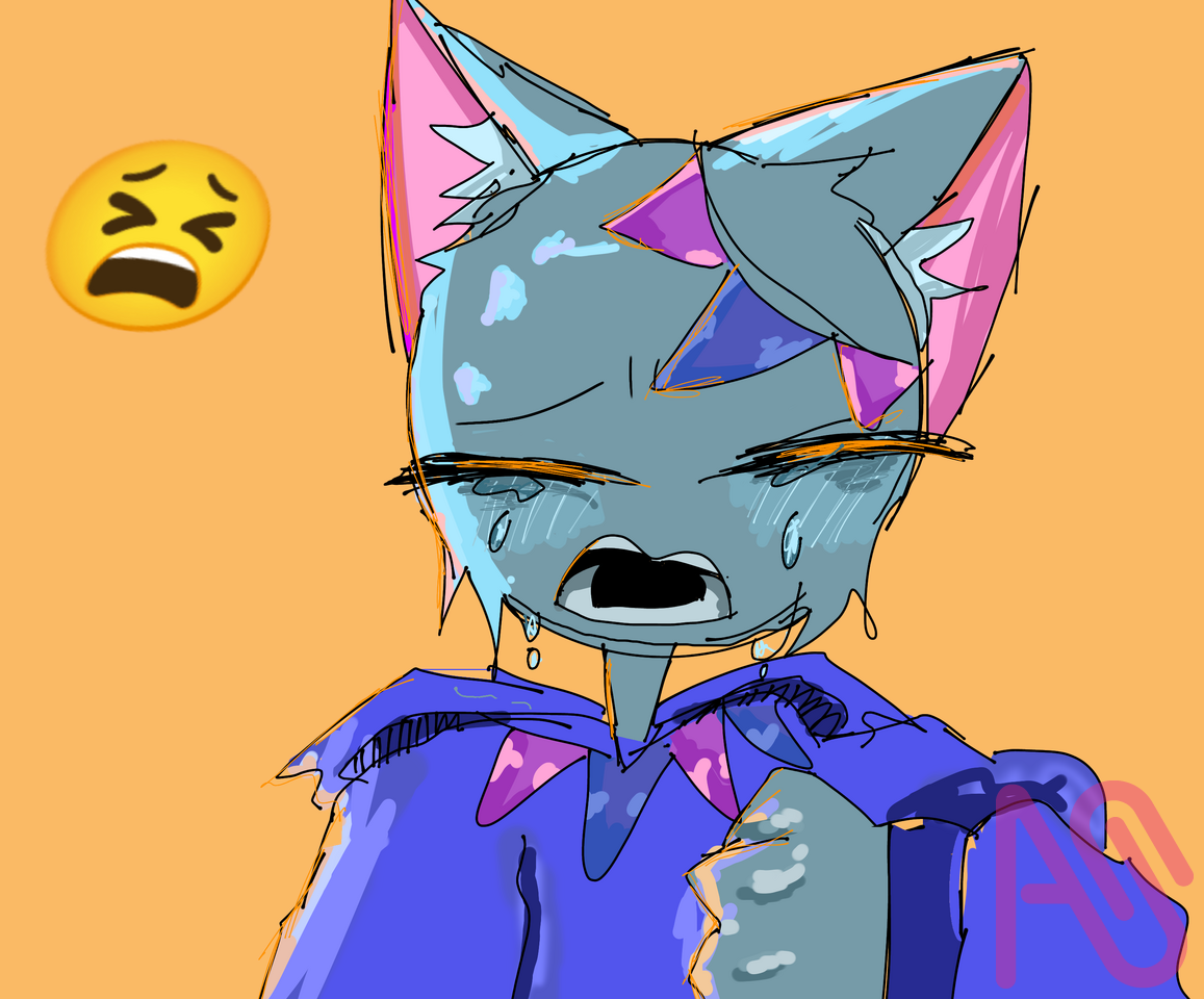 悔しい Illust of ꒰ა天青ネコp໒꒱ doodle oc emoji 天青作品