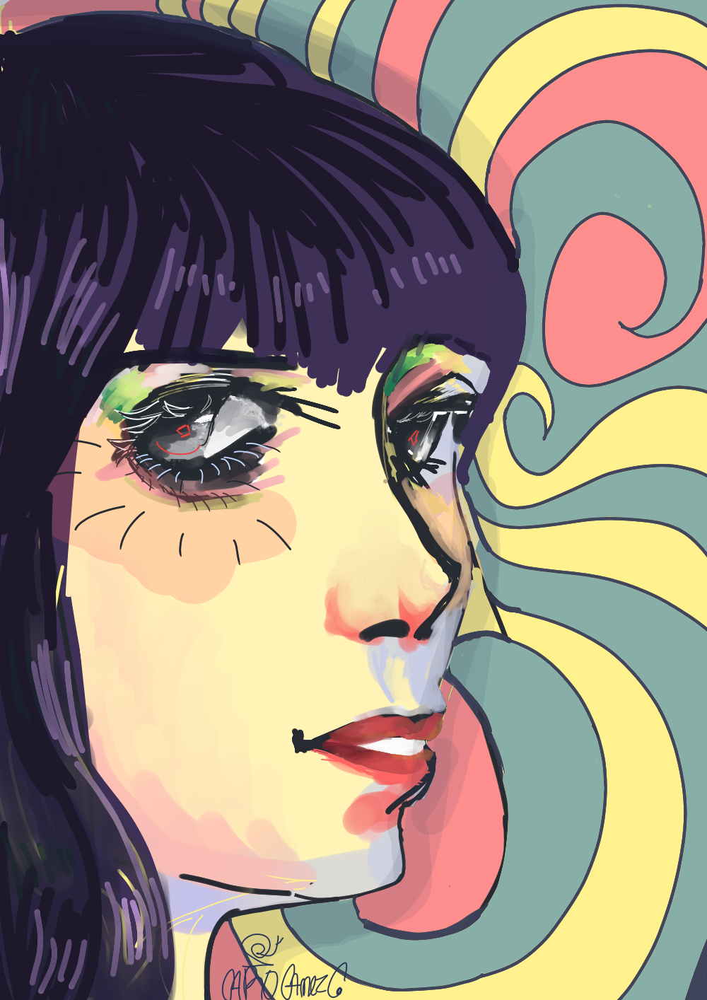 She is a polish girl in america Notknowingwhattodraw 插图 ART street