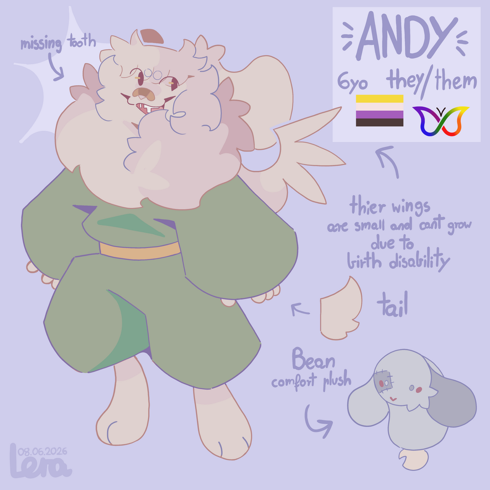andys icon and ref sheet Illust of Lera medibangpaint oc furry orginalcharacter