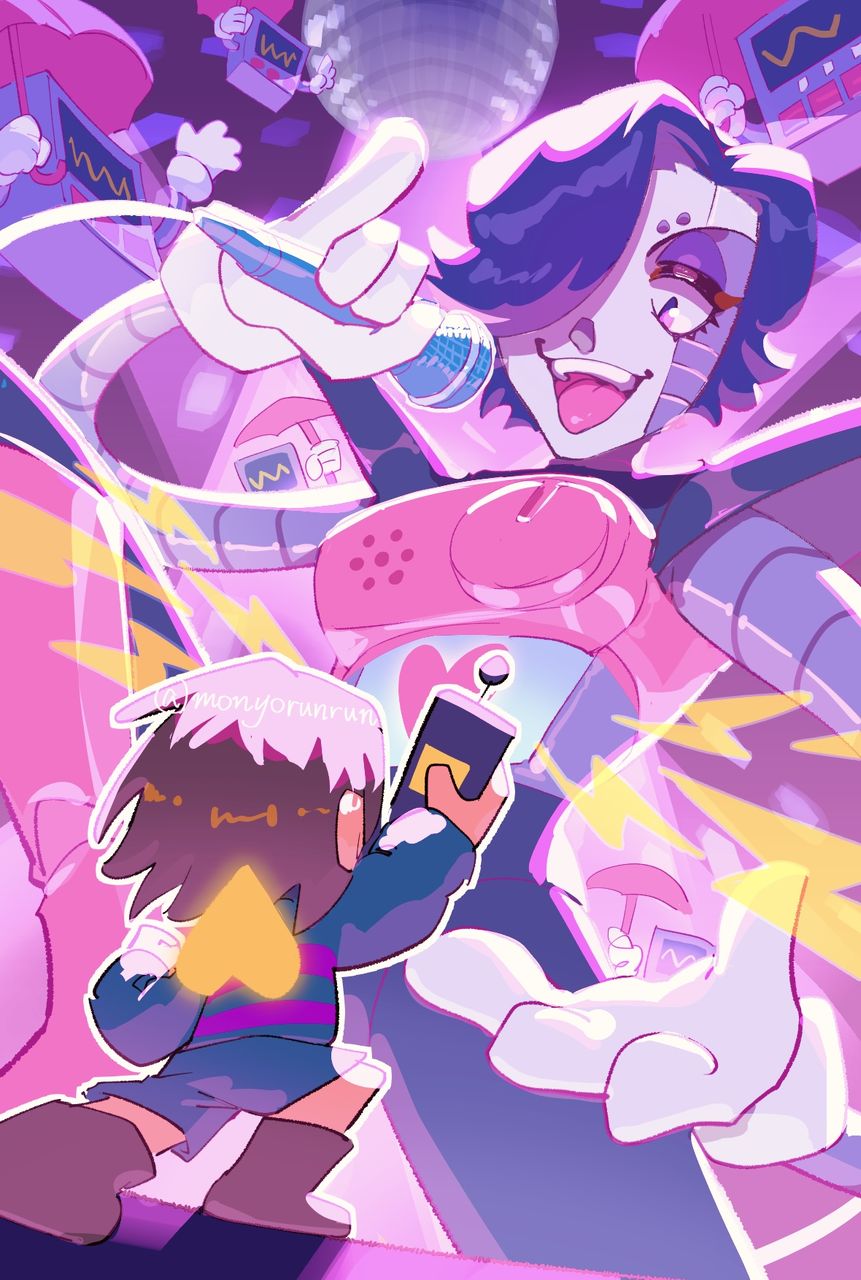 Illust of モにょルン fanfic fanart illustration かっこいい digital background undertale Artwork
