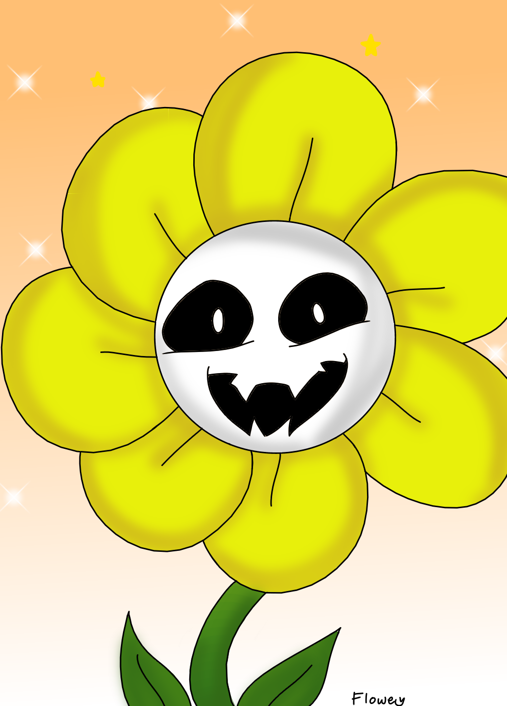 Flowey Wxfflez 插图art Street