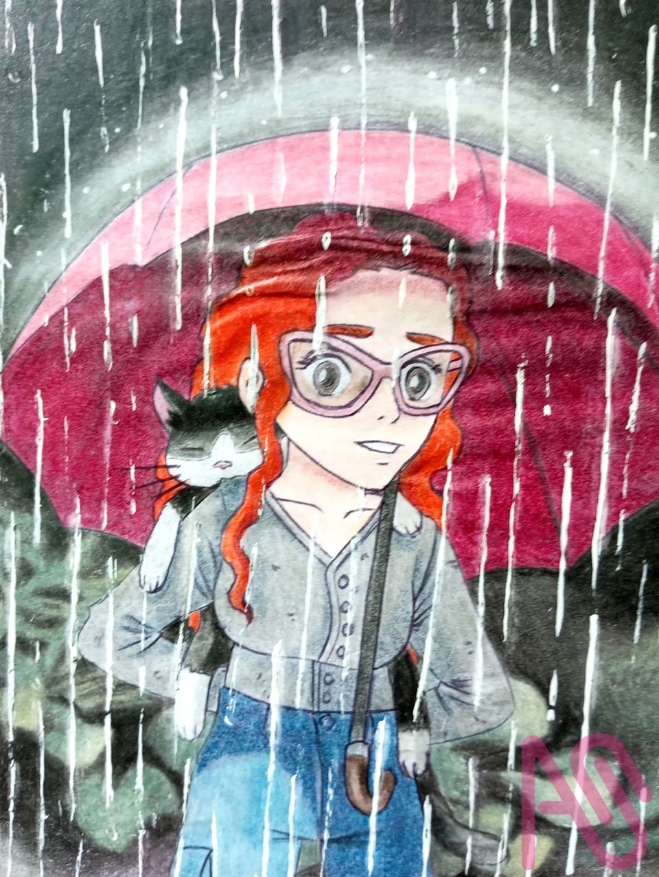 Mi vecino Totoro y yo Illust of Eucaris Art fanart GHIBLI illustration medibang illustrations Totoro analog