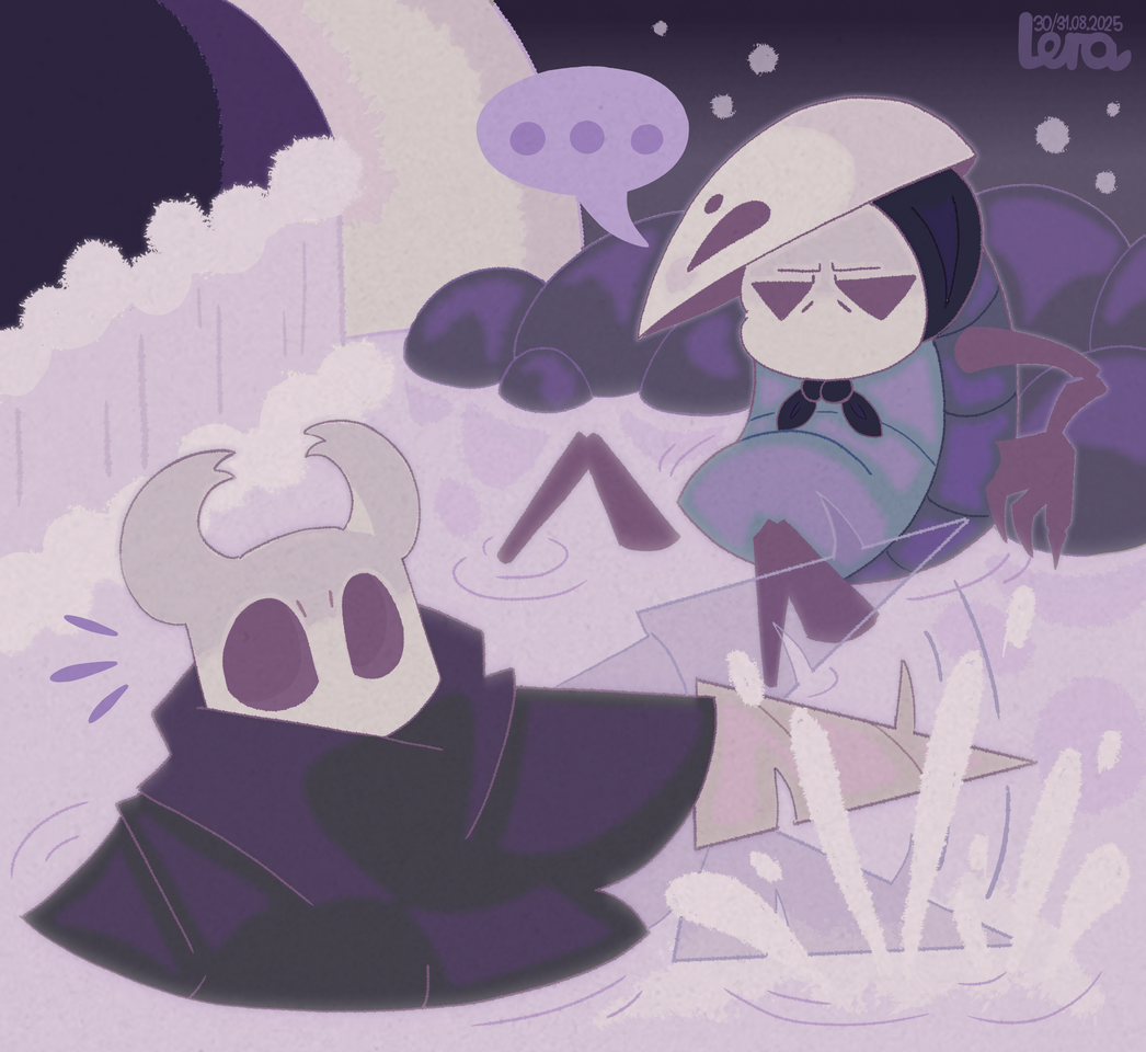 interupting peace Illust of Lera medibangpaint Hollow_Knight