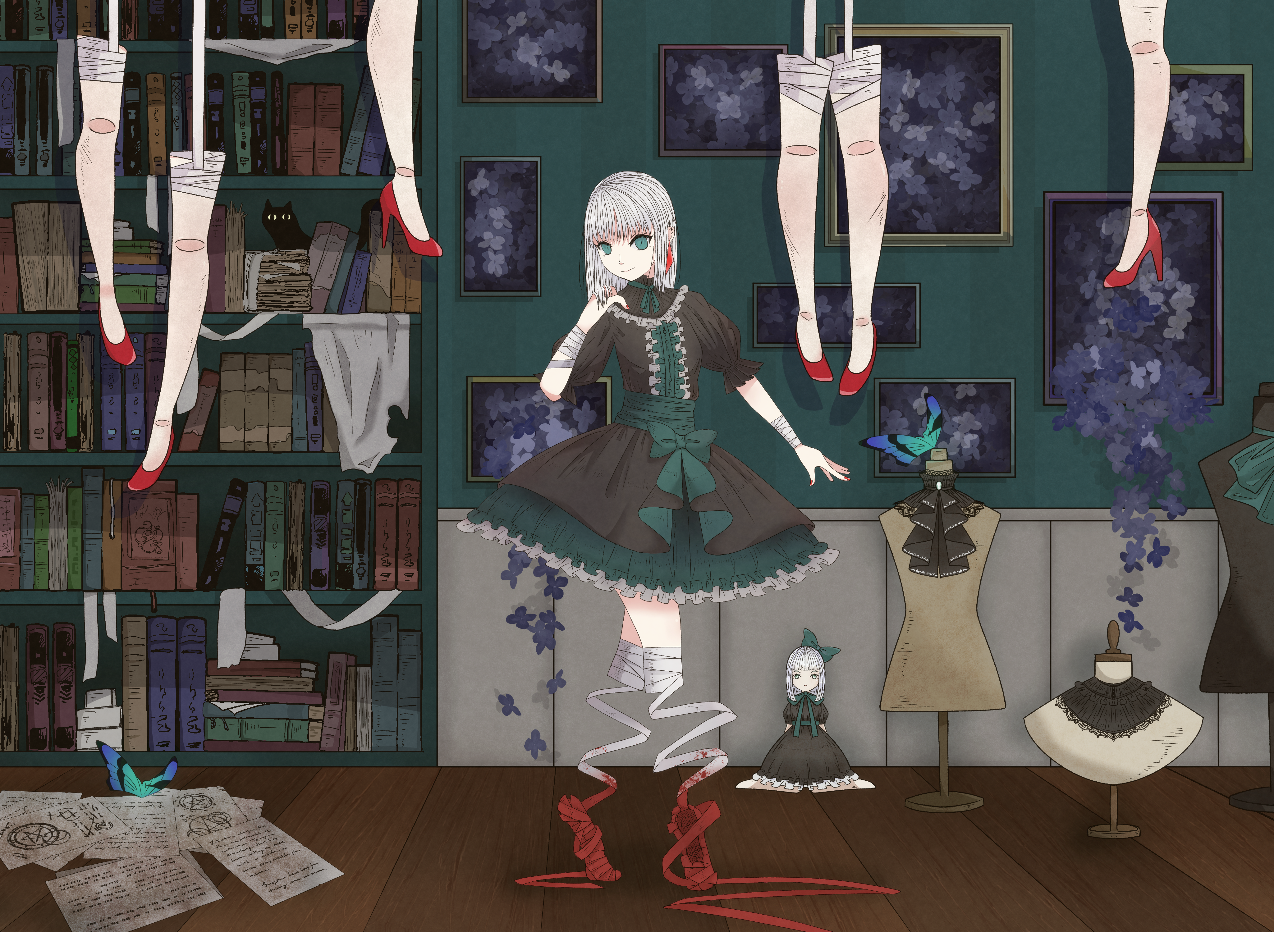 赤い靴 Miyuu Illustrations Art Street