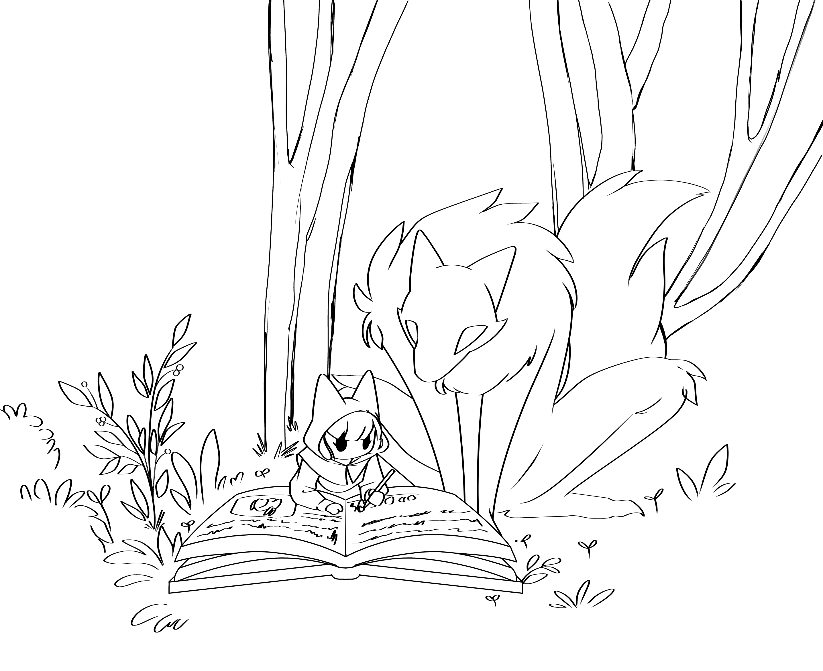 Little Red Riding Hood and the Wolf Endy Ender Illustrations ART street