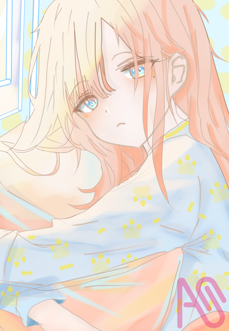 every morning when i wake up  Illust of sendanyean