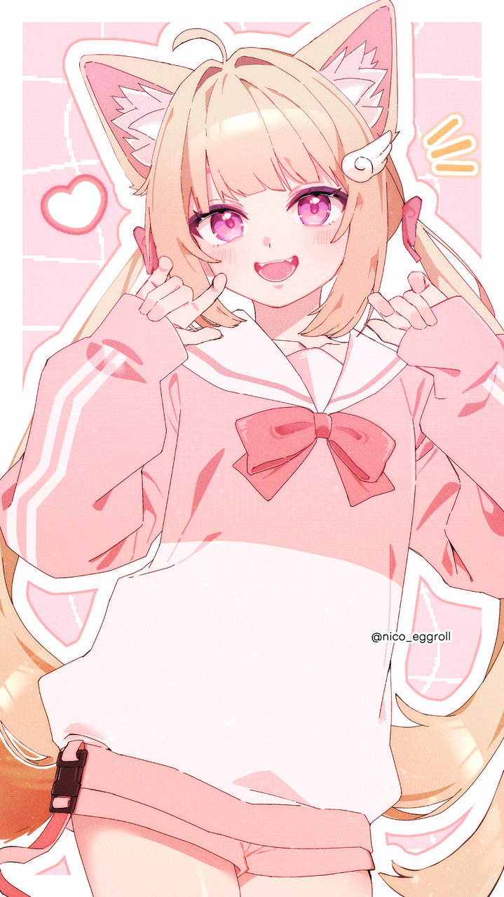 シフォンちゃん Illust of eggroll☆ girl 描いてみた illustration kawaii ibispaint VRChat