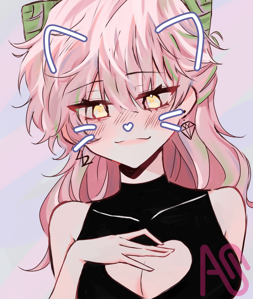 宓筍🩷💚 Illust of 日犬啊犬 女孩#插畫