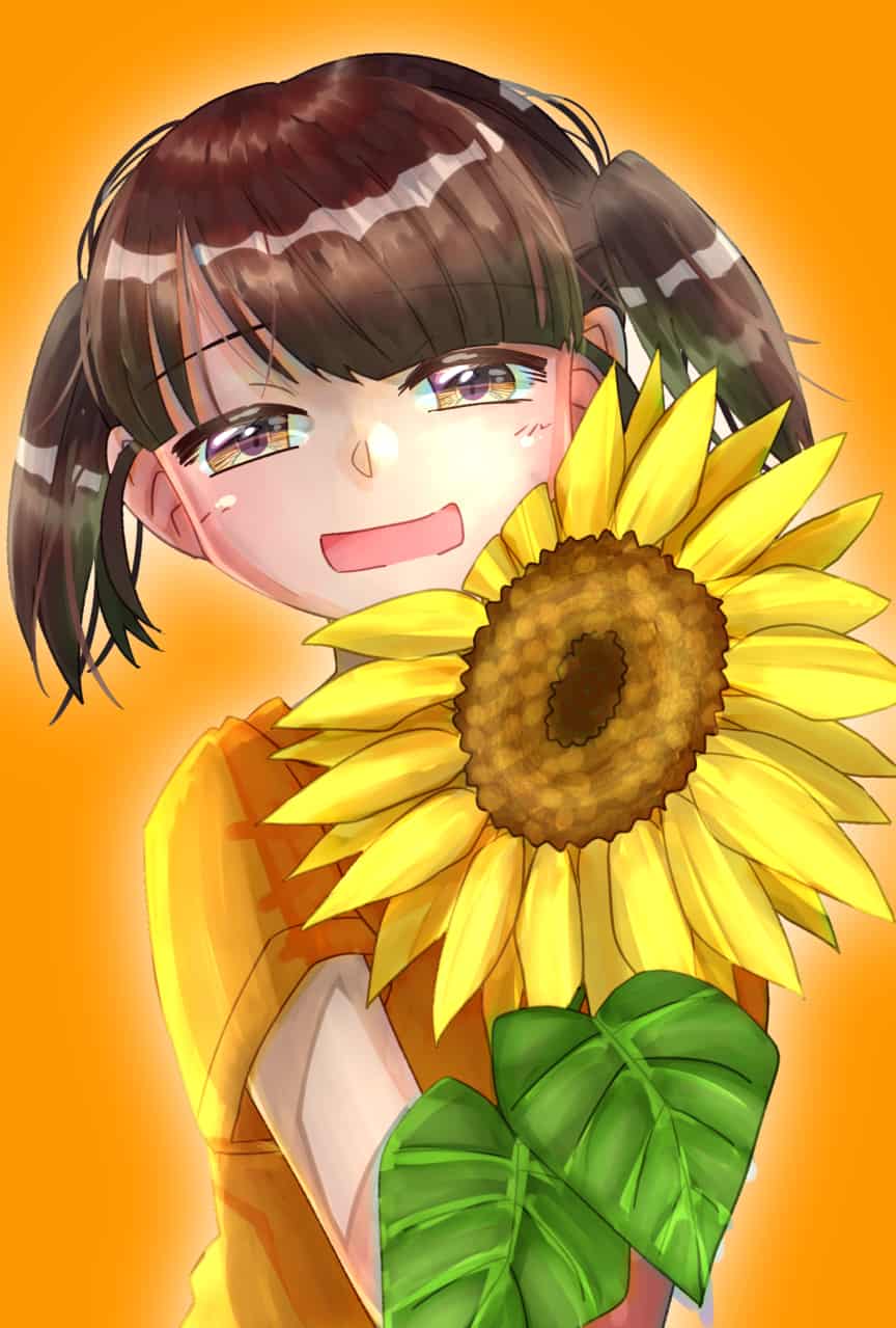 18カレンダー花と少女 ７月 渡邊野乃香 イラスト Art Street アートストリート