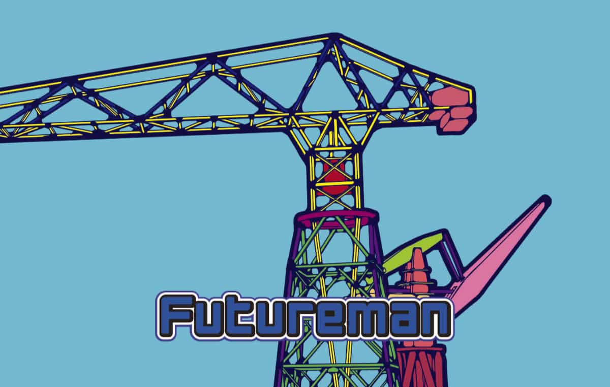 Futureman Animation Large Cranes Futureman - 插图 ART street