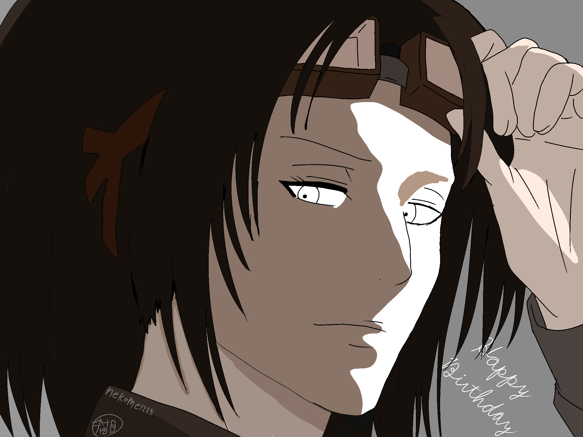 ハンジ 誕生日祭 猫目 Illustrations Art Street