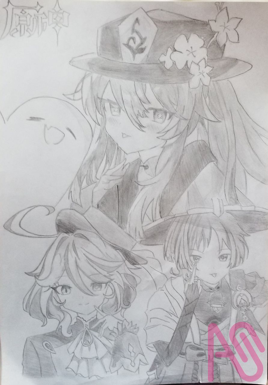 原神集～ Illust of Hotalu girl anime cute kawaii 無題 動漫人物 動漫角色 GenshinImpact 原神ファンアート