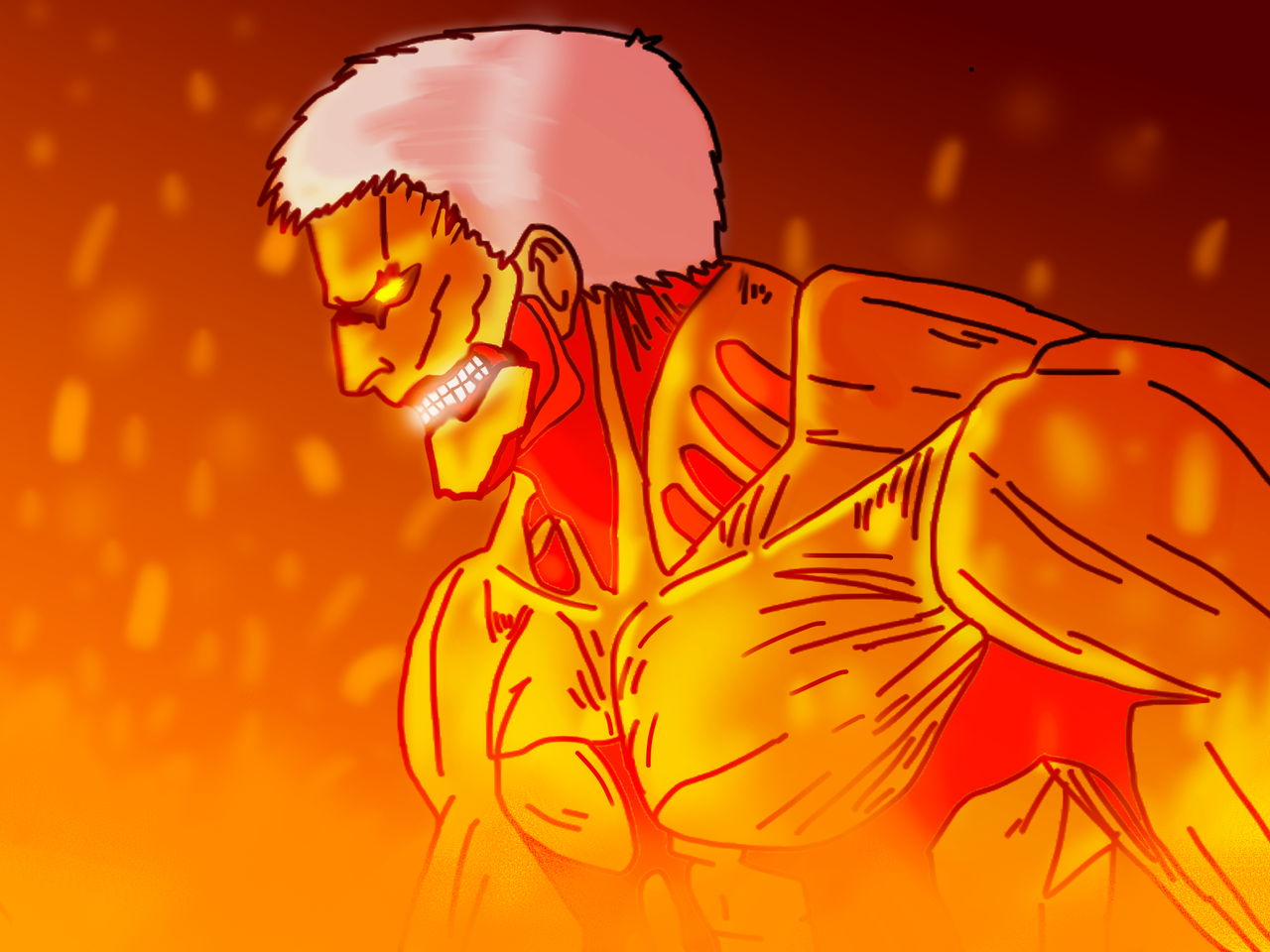 Armored titan (edited from "armored titan appears" scene) MeTaRuS