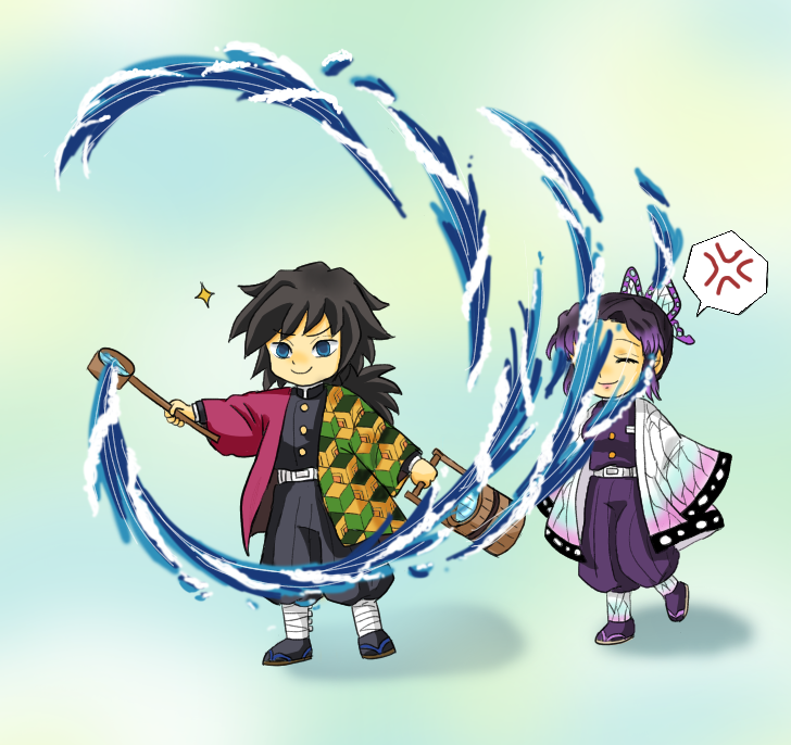 水の呼吸 夏ノ型 打ち水 ちょこ イラスト Art Street アートストリート