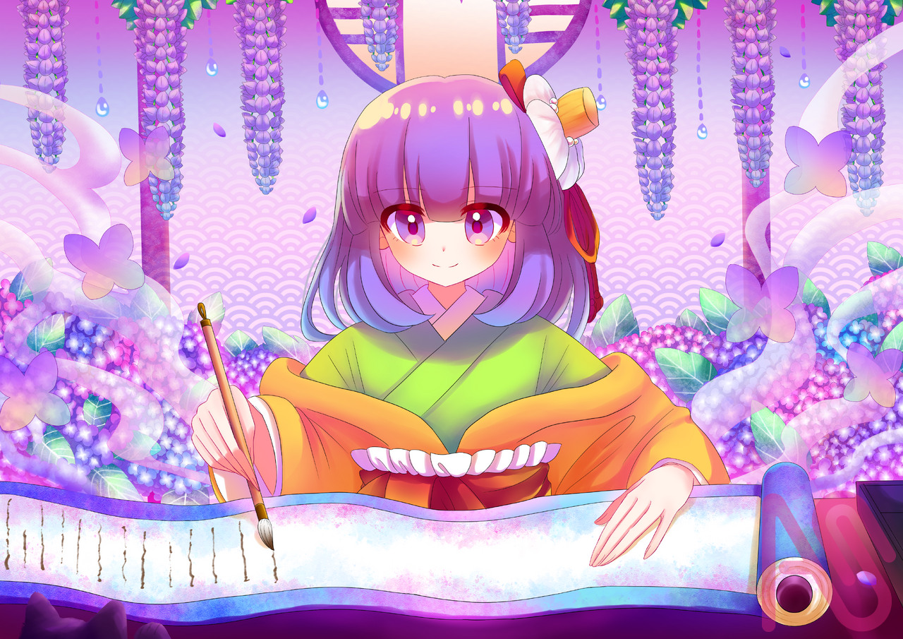 東方イラストまとめ Illust of ちーず girl fanart Reimu_Hakurei Touhou_Project 八雲紫 因幡てゐ クラウンピース 封獣ぬえ 稗田阿求 鈴仙・優曇華院・イナバ