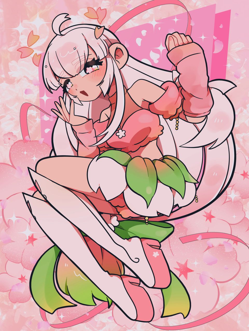 さくらな子 Illust of 桜庭 CherryBlossomIllustrationCampaign 一次創作 sakura CLIPSTUDIOPAINT illustration oc 創作キャラクター