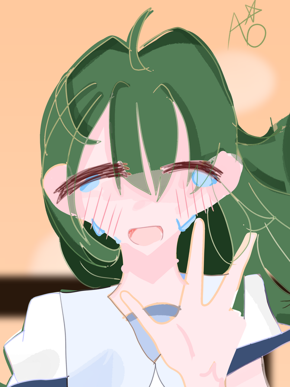 また会おうね(´;ω;｀) Illust of 青空星来だぜぇ😎🩵🫧‪ medibangpaint