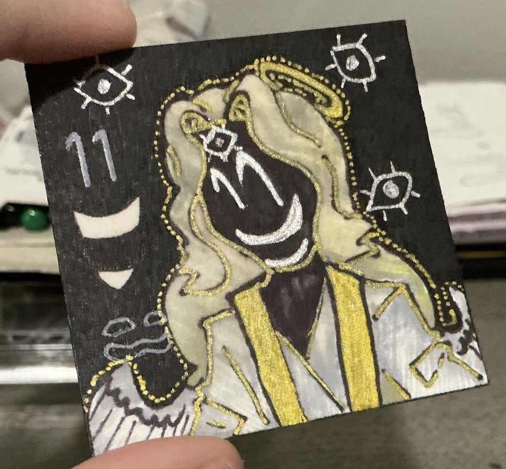 ELLOS in color and Mini Alternate Gabriel  Illust of LKMr.Raz drawing digital oc oldart villainoc mandelacatalogue mandelacatalouge AlternateGabriel