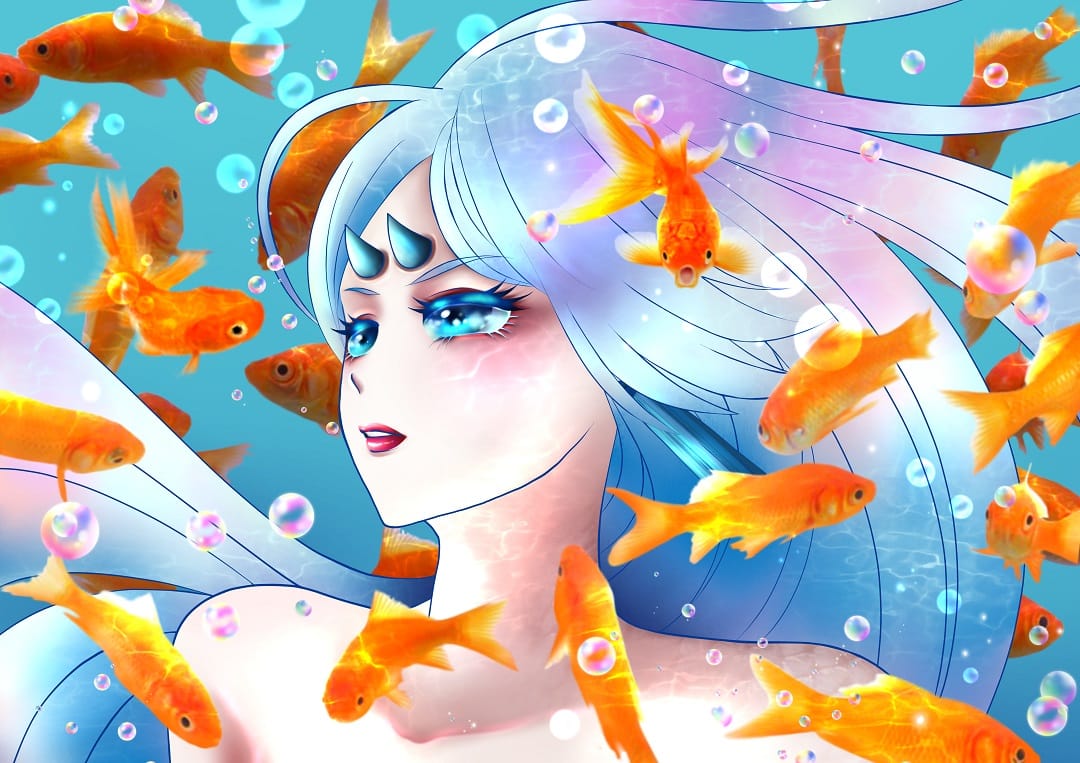 金魚撩乱 Janet Chang イラスト Art Street アートストリート