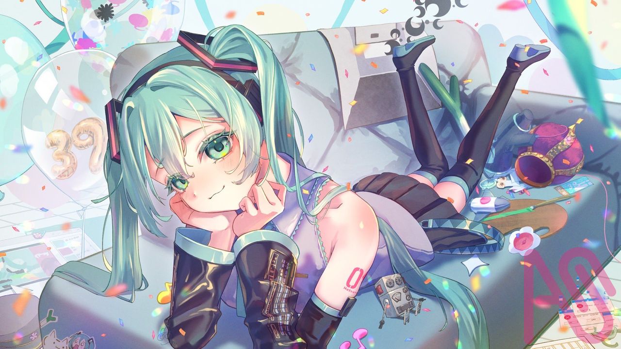 39の日　初音ミク Illust of ウサまろ hatsunemiku ミクの日 39の日
