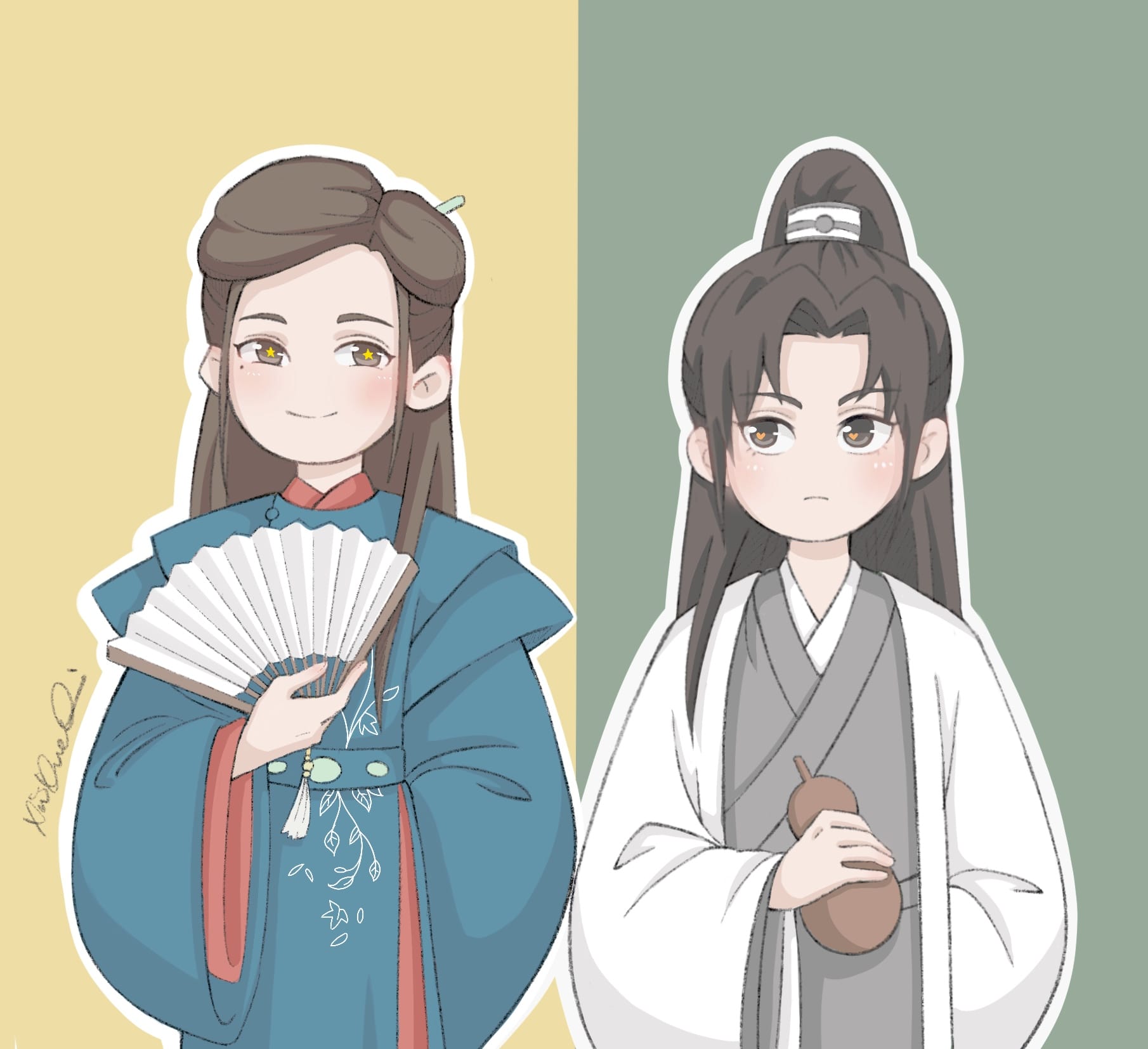 A可可爱爱 呆子喵 - Illustrations ART street