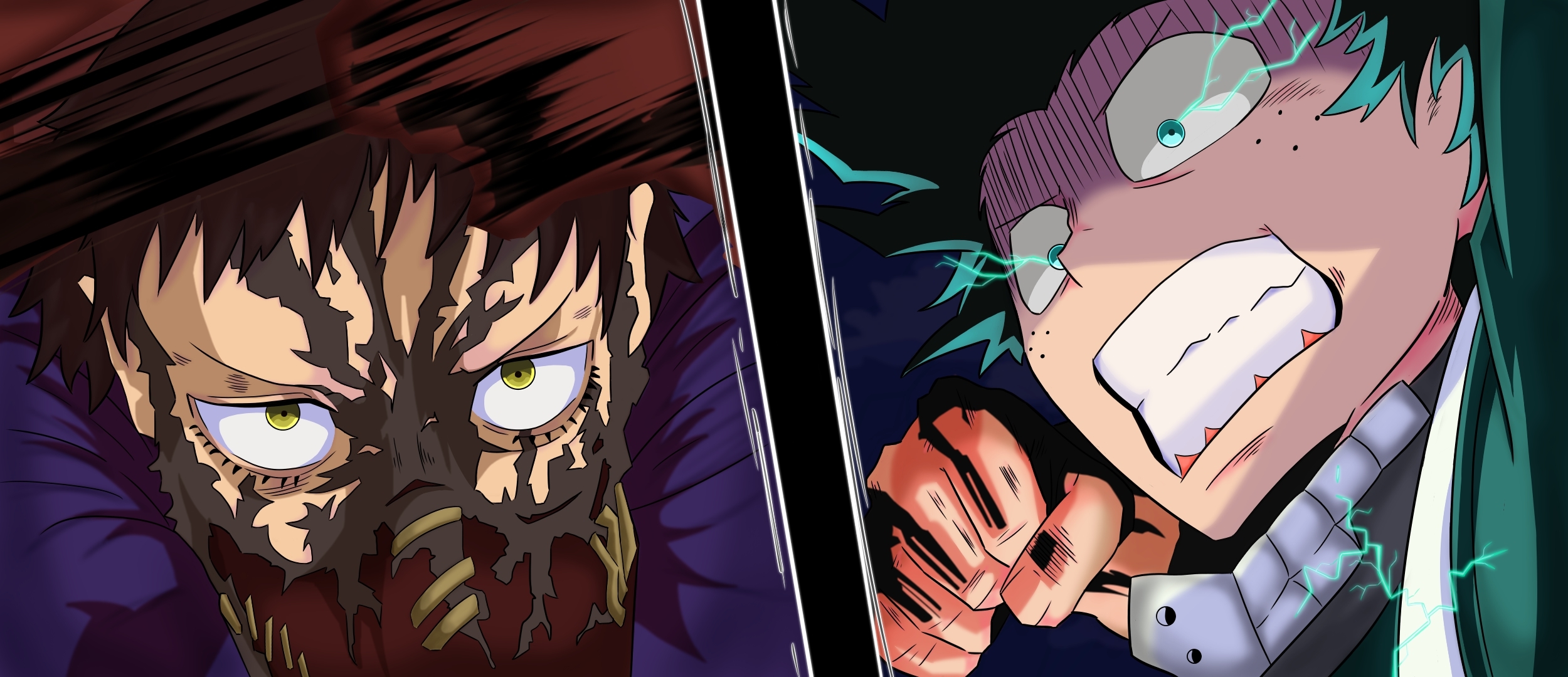 DEKU VS CHISAKI inkie_m - Illustrations ART street