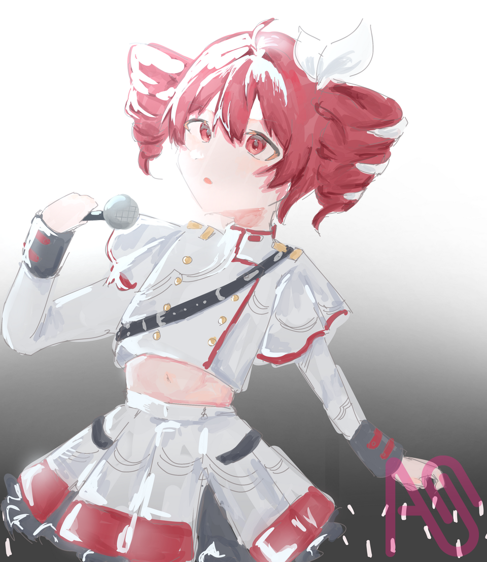 毎日ワンドロ7日目！ Illust of 描猫 檸檬 💊🎀🩷 impasto VOCALOID ワンドロ illustration digital 重音テト stage