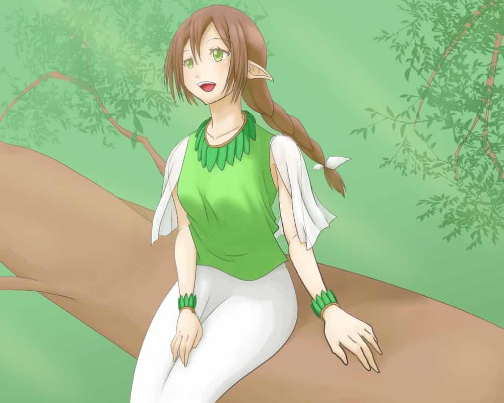 森の妖精エルフ Nao Illustrations Art Street