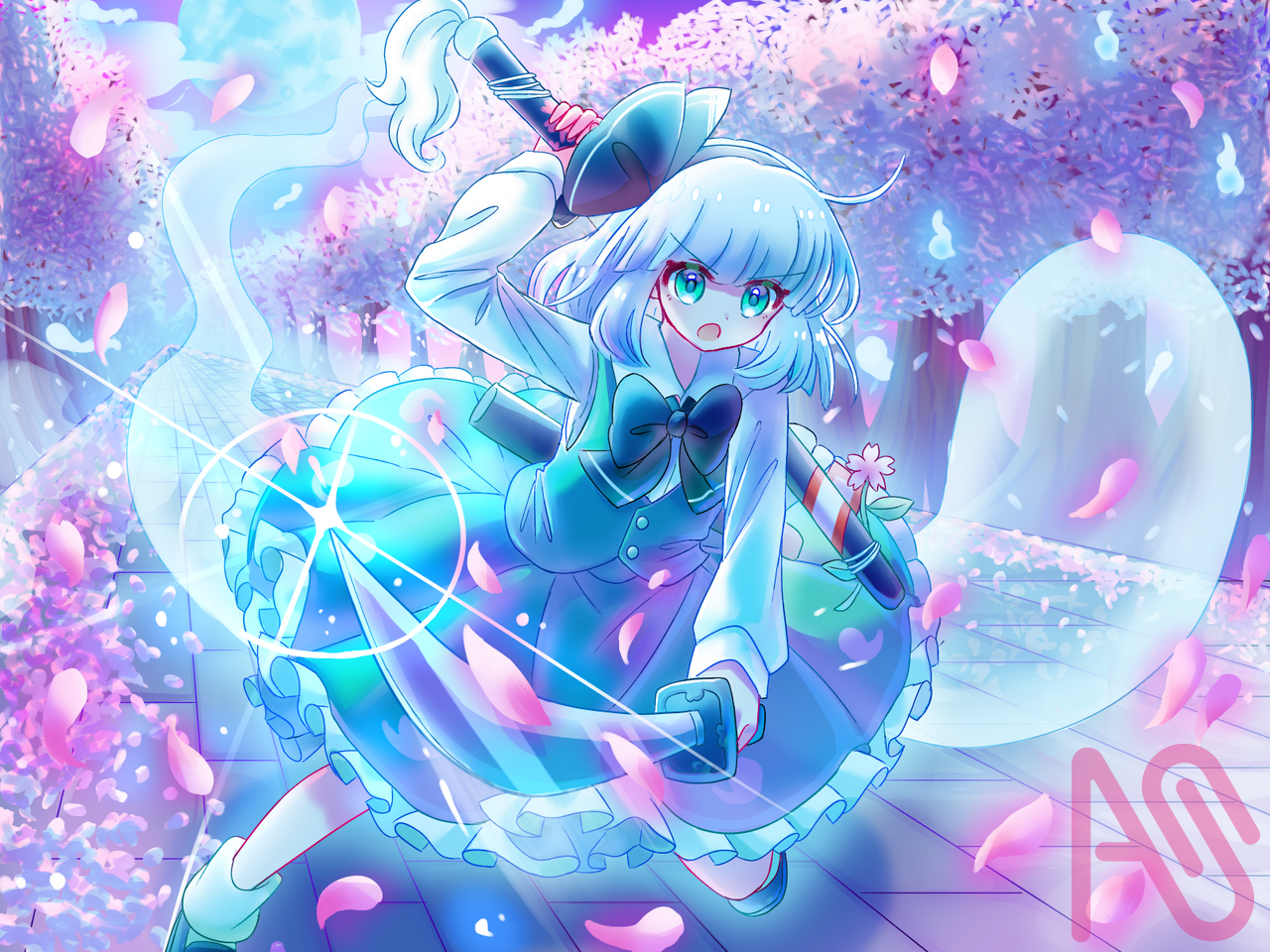 斬れぬものなど、あんまり無い！ Illust of ちーず girl fanart 魂魄妖夢 Touhou_Project