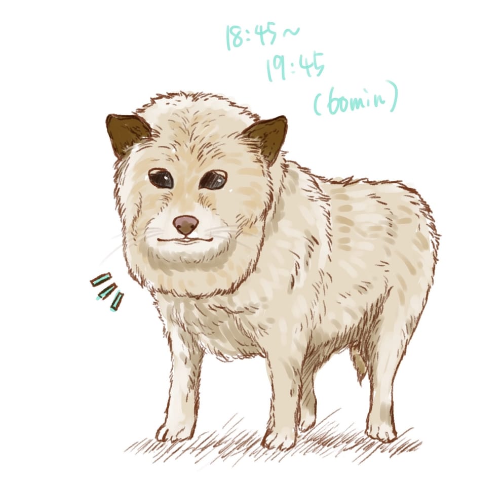 バズっていた話題の犬 天下酢 Illustrations Art Street