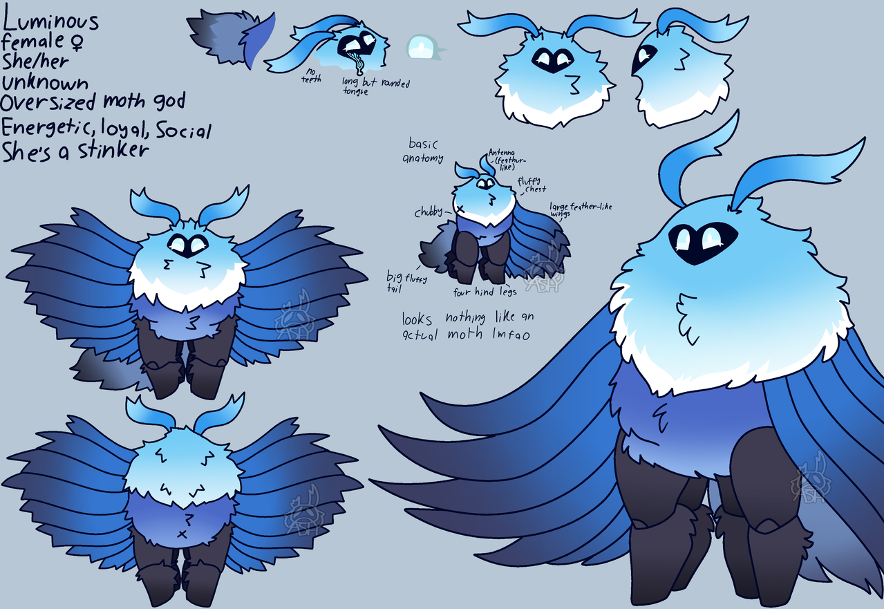 Luminous Reference Sheet Gloomy Illustrations ART Street