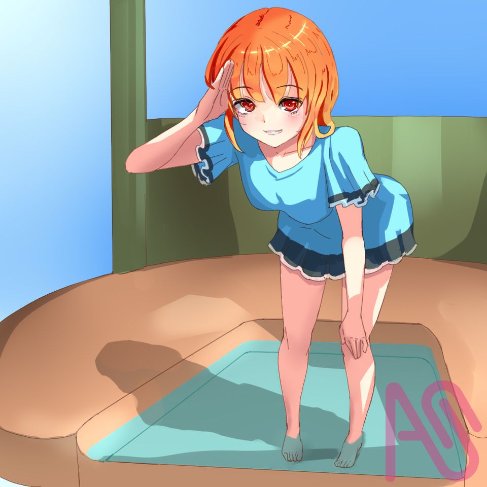 練習38.1 Illust of だぶまん original practice ワンピース(服) gradation