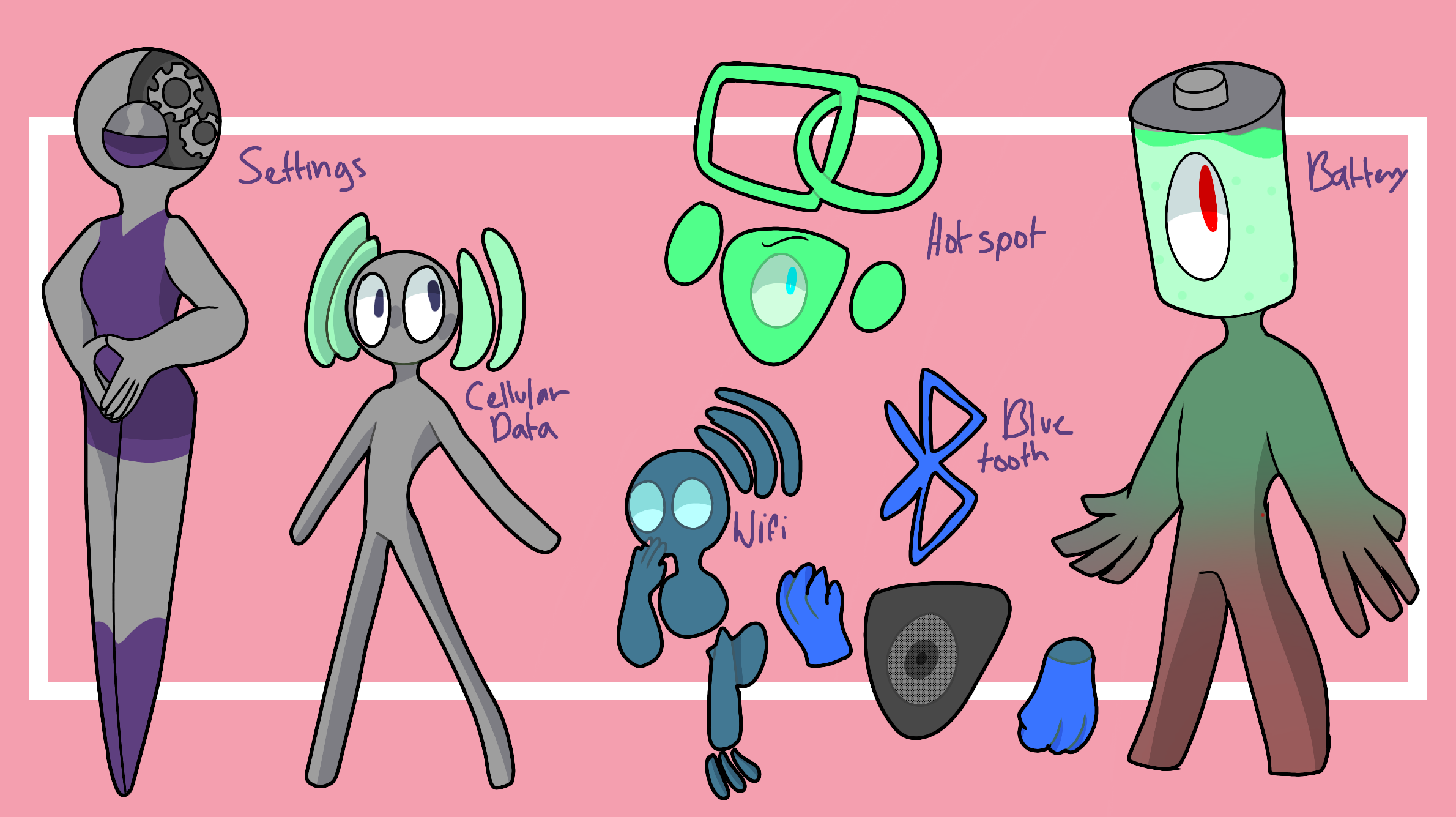 Tablet Feature Batch (Settings) UwU Illustrations ART street