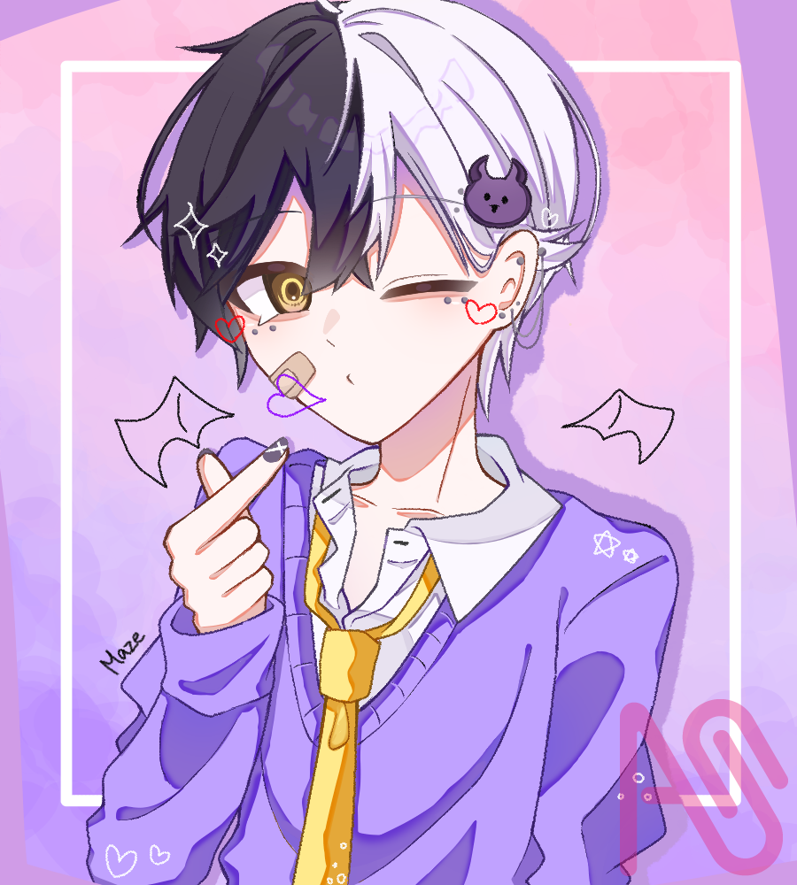 堕 Illust of まっちゃ  🍵 💫 ☯️ / 🥛 🍒 demon heart Wink アンプタック まぜ太 📣🌈