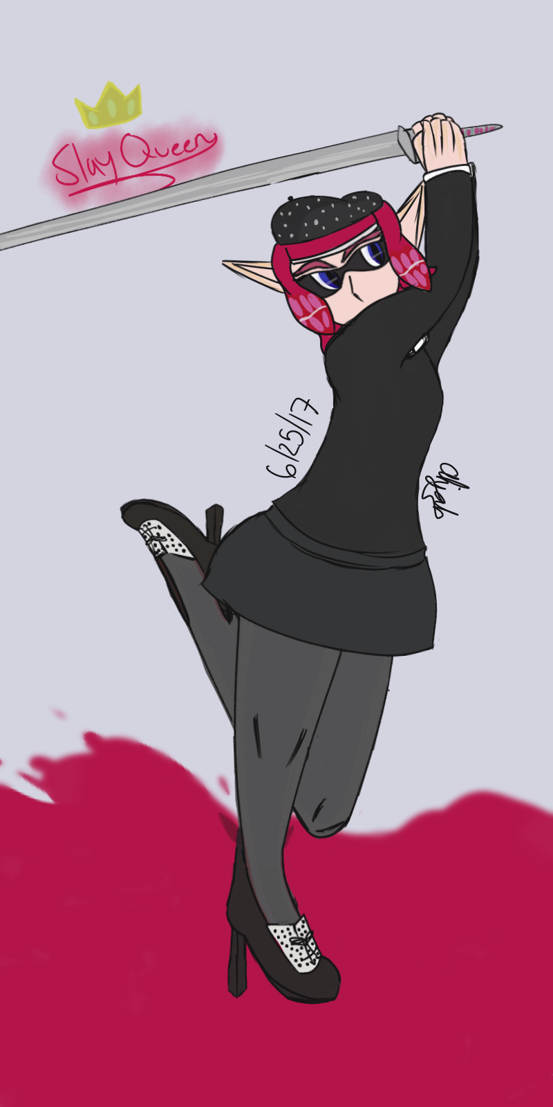 French Inkling Completed DarkNekoWarrior - Illustrations ART street