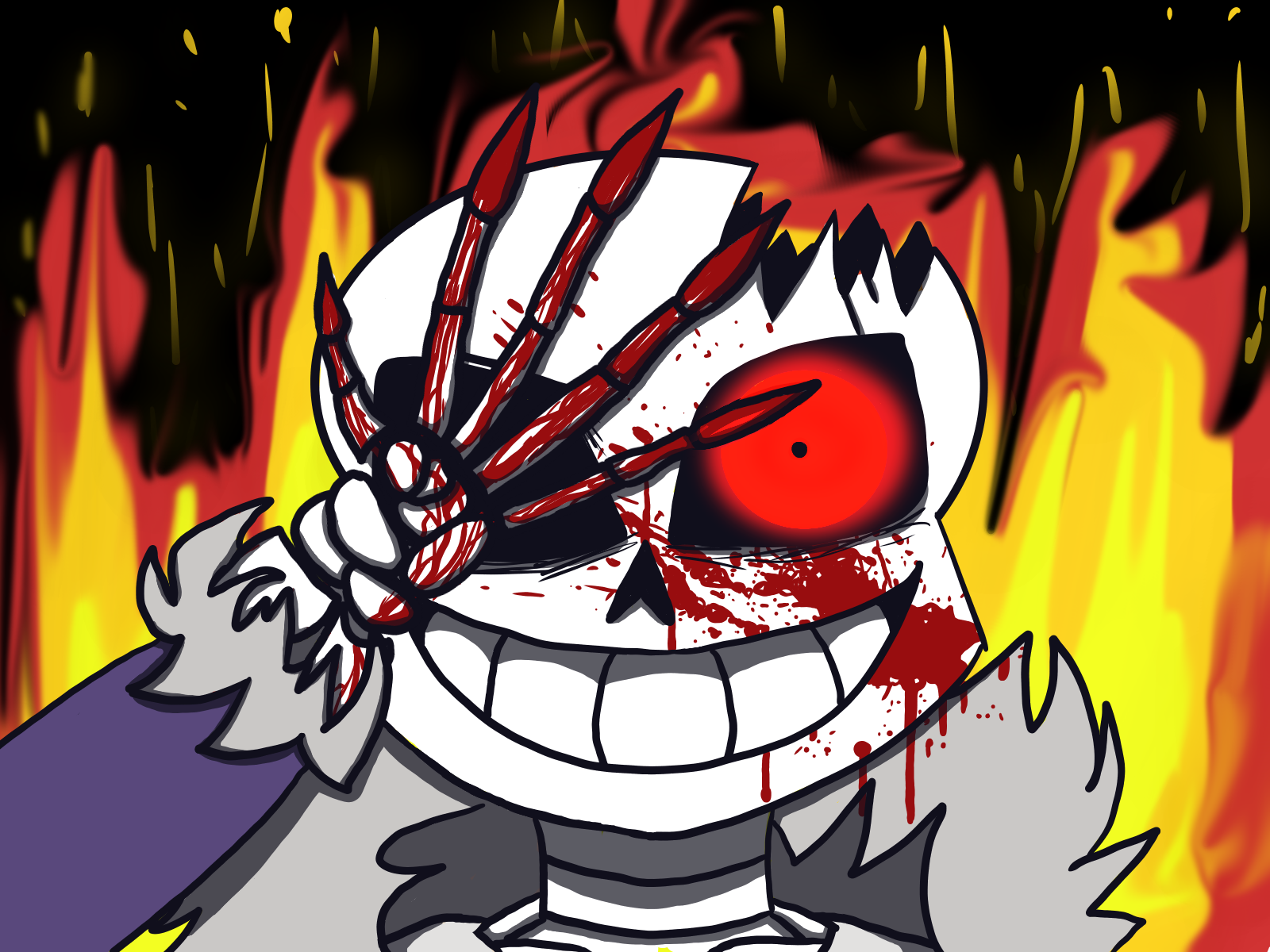 Horror sans KittyFireDragon - Illustrations ART street