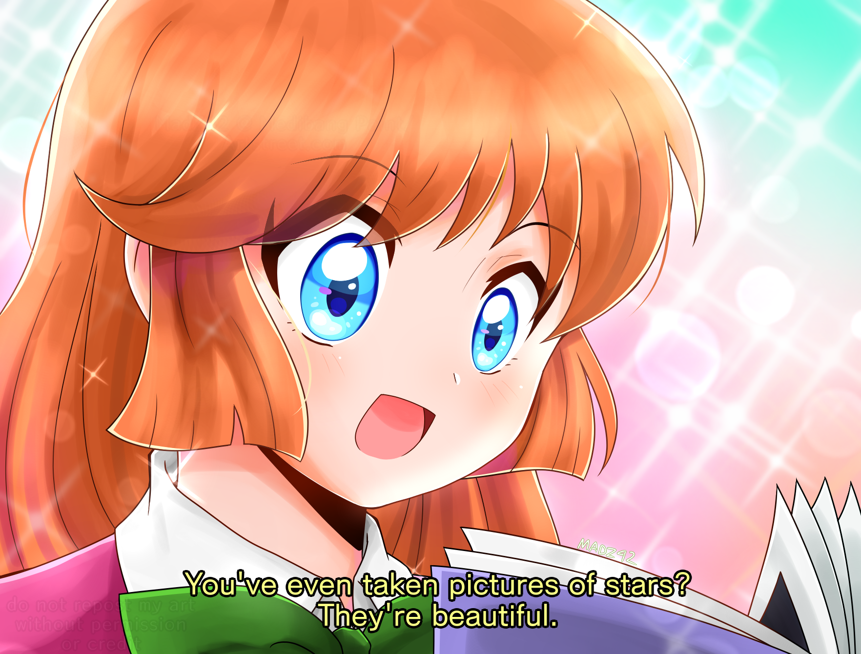 screenshot redraw! Kaitou Saint Tail madZ_42ART - Illustrations ART street
