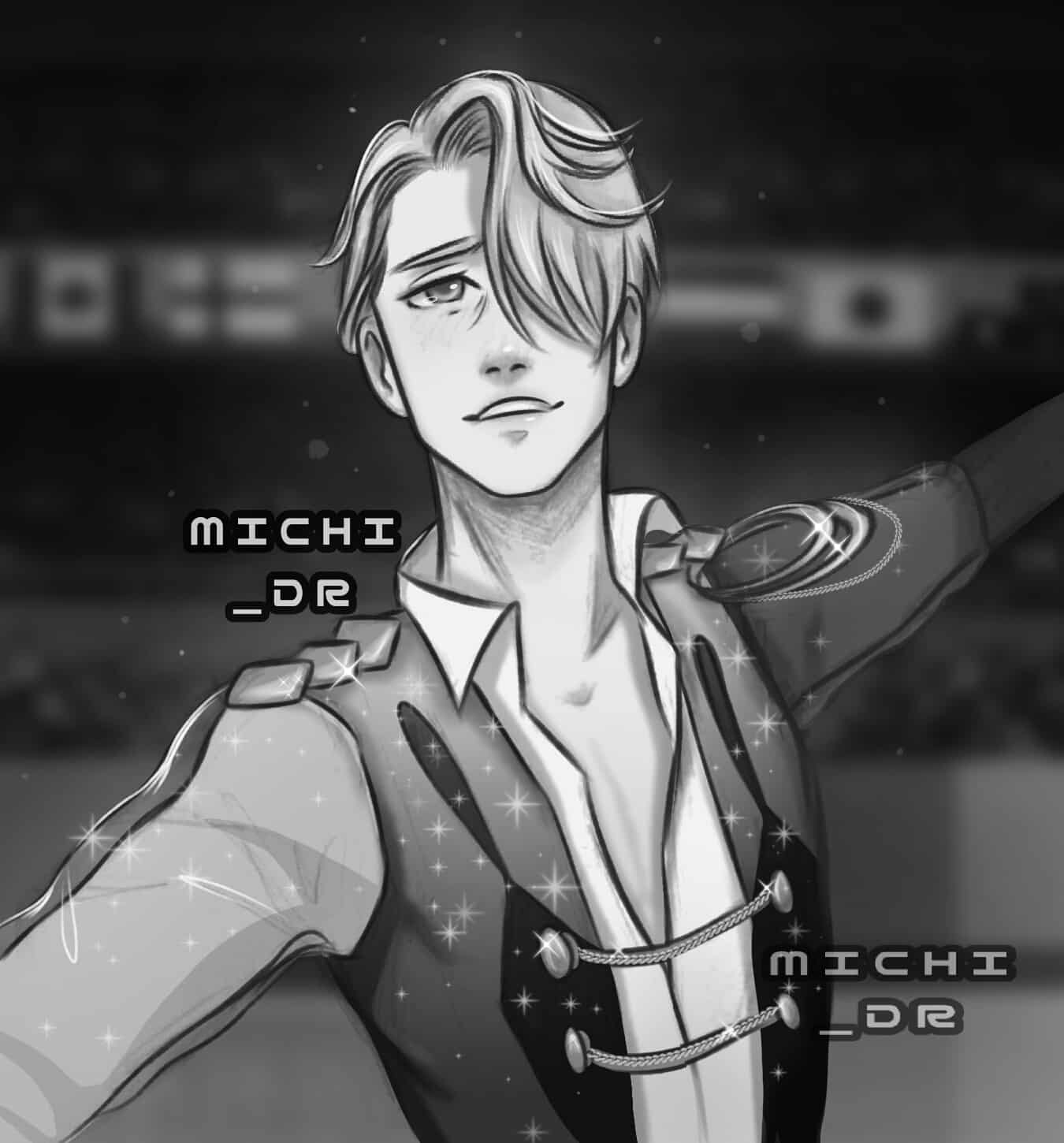 Victor Nikiforov from Yuri on ice Michi_dr Illustrations ART street